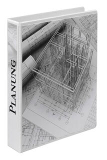 Esselte Präsentationsringbücher 4-Ringe weiß 5,1 cm DIN A4, 10 St.