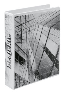 Esselte Präsentationsringbücher 4-Ringe weiß 6,2 cm DIN A4, 10 St.