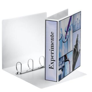 Esselte Präsentationsringbücher 4-Ringe weiß 7,7 cm DIN A4, 10 St.