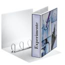 10 Esselte Präsentationsringbücher 4-Ringe weiß 7,7 cm DIN A4