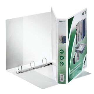 LEITZ Präsentationsringbücher 4-Ringe weiß 5,0 cm DIN A4, 6 St.