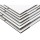 20 Nestler Wellpapp-Faltkartons 1-wellig weiß 22,5 x 16,0 x 10,2 cm Außenmaß