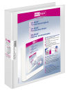 10 VELOFLEX VELODUR® Präsentationsringbücher 4-Ringe weiß 4,6 cm DIN A4