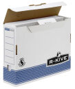 Bankers Box Archivboxen Bankers Box weiß/blau 8,0 x 26,5 x 32,7 cm, 10 St.