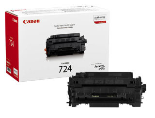 Canon 724 BK  schwarz Toner