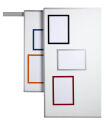 DURABLE Magnetrahmen DURAFRAME® MAGNETIC A4 silber A4, 5 St.