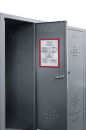 DURABLE Magnetrahmen DURAFRAME® MAGNETIC A4 silber A4, 5 St.