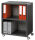 PAPERFLOW Mobil Bürowagen anthrazit 3 Ebenen 65,1 x 33,0 x 86,4 cm