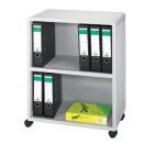 PAPERFLOW Mobil Bürowagen grau 3 Ebenen 65,1 x 33,0...
