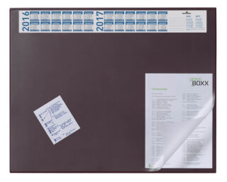 DURABLE Schreibtischunterlage rot Kunststoff 65,0 x 52,0 cm, 1 St.