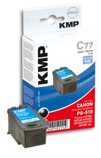 KMP C77  schwarz Druckkopf kompatibel zu Canon PG-510