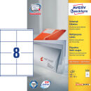 AVERY Zweckform Etiketten 3426 weiß 105,0 x 70,0 mm, 100 Blatt