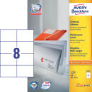 AVERY Zweckform Etiketten 3427 weiß 105,0 x 74,0...