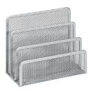 Zeller Briefständer Meshline silber