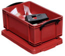 Really Useful Box Aufbewahrungsbox 9,0 l rot 39,5 x 25,5...