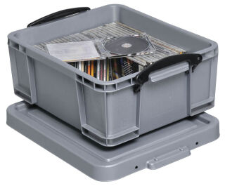 Really Useful Box Aufbewahrungsbox 18,0 l silber 48,0 x 39,0 x 20,0 cm, 1 St.