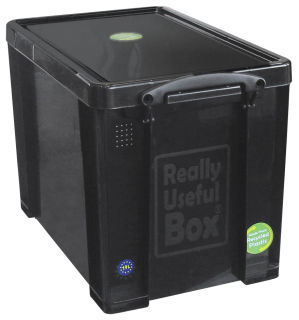 Really Useful Box Aufbewahrungsbox 19,0 l schwarz 39,5 x 25,5 x 29,0 cm