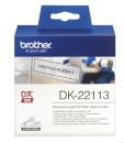 1 brother Endlosetikett für Etikettendrucker DK-22113 transparent 62,0 mm x 15,24 m