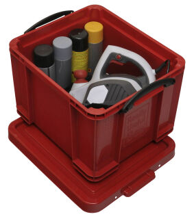 Really Useful Box Aufbewahrungsbox 35,0 l rot 48,0 x 39,0 x 31,0 cm, 1 St.