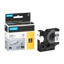 DYMO Schrumpfschlauch RHINO  18055, 12 mm, schwarz auf...