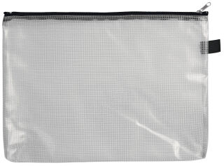FolderSys Reißverschlussbeutel DIN B5 transparent/schwarz 0,15 mm, 1 St.