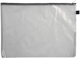 FolderSys Reißverschlussbeutel DIN B4 transparent/grün 0,15 mm, 1 St.