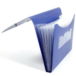 FolderSys Fächermappe 5 Fächer blau, 1 St.