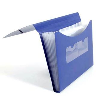 FolderSys Fächermappe 7 Fächer blau, 1 St.