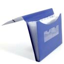 FolderSys Fächermappe 7 Fächer blau, 1 St.