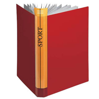 FolderSys FolderSys® Sichtbuch DIN A4, 10 Hüllen bordeaux, 1 St.