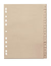 Ordnerregister DIN A4 Vollformat 1-10 chamois 10-teilig,...