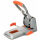Rapid Registraturlocher HDC150 silber-orange, 1 St.