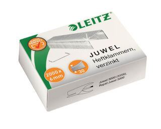 LEITZ Heftklammern Juwel 5642 6 mm, 2.000 St.