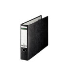 LEITZ 1073 Ordner schwarz marmoriert Karton 7,8 cm DIN A3 quer, 1 St.