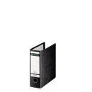 LEITZ 1075 Ordner schwarz marmoriert Karton 7,8 cm DIN A5...