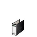 LEITZ 1076 Ordner schwarz marmoriert Karton 8,0 cm DIN A5...