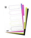 OXFORD Ordnerregister myColour DIN A4 Vollformat blanko...