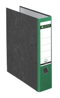 LEITZ 1080 Ordner grün marmoriert Karton 8,0 cm DIN A4, 1 St.