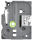 brother Schriftband TZe-111 TZE111, 6 mm, schwarz auf transparent, 1 St.