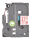brother Schriftband TZe-232 TZE232, 12 mm, rot auf weiß, 1 St.
