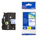 brother Schriftband TZe-263 TZE263, 36 mm, blau auf...