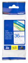 brother Schriftband TZe-263 TZE263, 36 mm, blau auf...