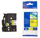 brother Schriftband TZe-661 TZE661, 36 mm, schwarz auf...