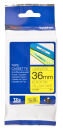 brother Schriftband TZe-661 TZE661, 36 mm, schwarz auf...