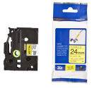 brother Schriftband TZe-FX651 TZEFX651, 24 mm, schwarz...