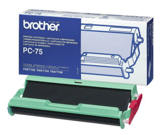 brother PC-75 schwarz Thermo-Druckfolie, 1 Rolle