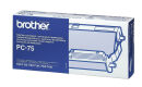 brother PC-75 schwarz Thermo-Druckfolie, 1 Rolle