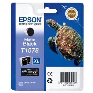 EPSON T1578XL (Schildkröte) matt schwarz Druckerpatrone