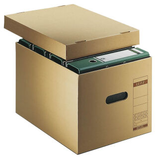LEITZ Archivboxen 6081 braun 32,5 x 44,0 x 28,0 cm, 10 St.