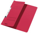 LEITZ Einhakhefter 3744 Karton rot DIN A4, halber Deckel,...